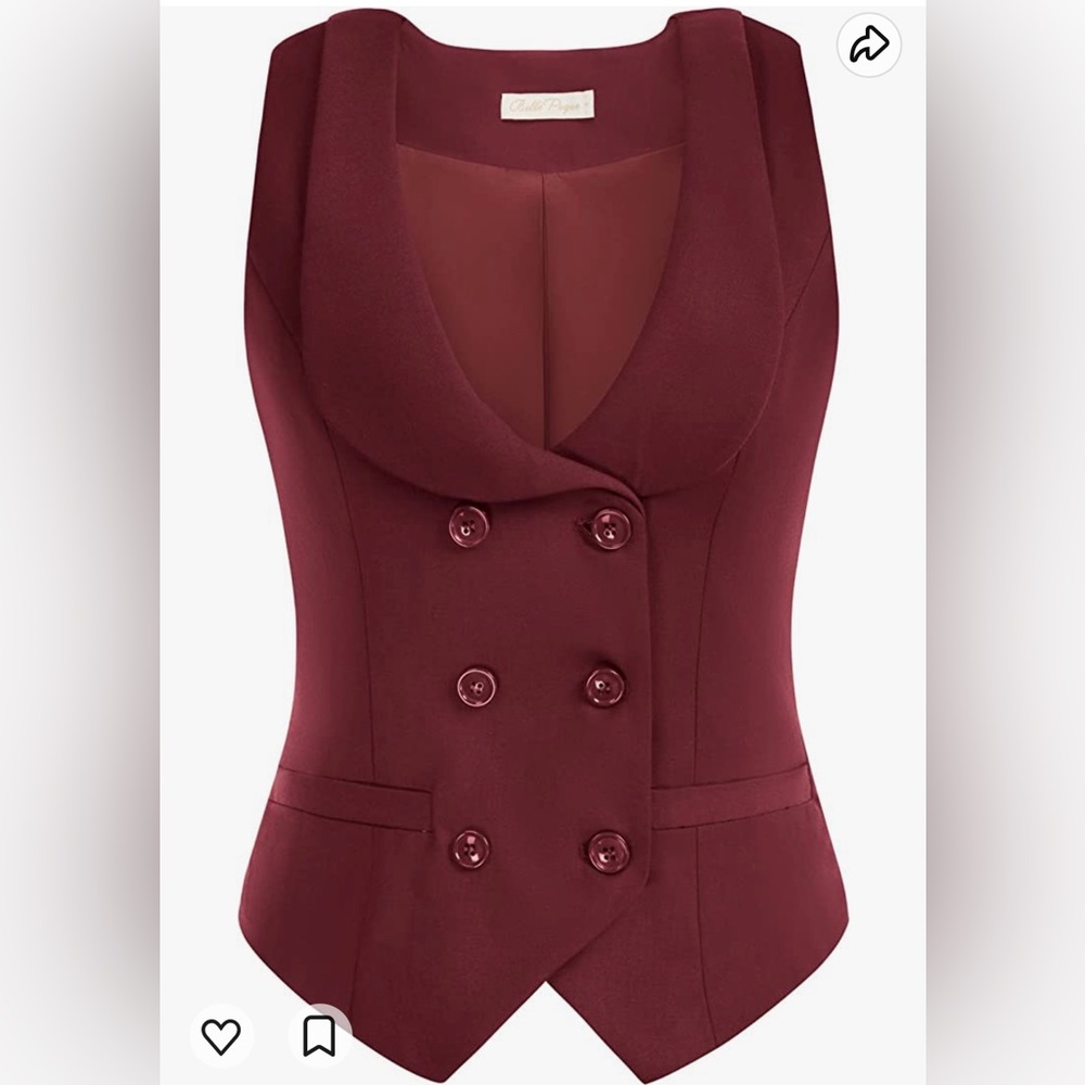 Double breasted waistcoat